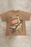 Domo-Kun Guitar Y2K Kahverengi T-Shirt