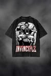 Siyah Yıkamalı Viltrumite Empire Thragg Vintage Wash Unisex T-Shirt