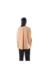 FRONT STITCHED SHIRT - CAMEL -