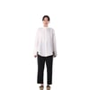 Side Button Shirt - WHİTE / GÖMLEK ( BEYAZ )