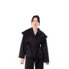 Wide Collar Jacket - BLACK ( KAP ) SİYAH