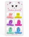  Renkli Düğüm Formlu Mini Mandal Saç Tokası – 6'lı Set