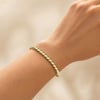 Fashion Gold Renk Burgulu Yaprak Desenli Kadın Bileklik