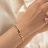 Fashion Gold Renk Geometrik Mozaik Taşlı Bileklik