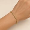 Fashion Gold Renk İkili Yıldız Motifli Geometrik Kadın Bileklik