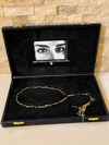 Kişiye Özel Kadife Kutu Ve Golden Rosary Tesbih (Siyah)