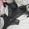 Destekli Deri Görünümlü Dantel Detaylı Bodysuit