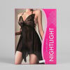 NightLight 001 Siyah Gecelik