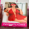 NightLight Göz Bantlı Kırmızı Gecelik