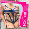 NightLight Mavi Vücut Harness Takım