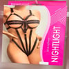NightLight Siyah Vücut Harness Takım
