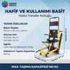 Dragon Katlanabilir Akülü Paletli 200 kg Refakatçi Kontrollü Merdiven Tırmanıcı