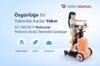 XZ-DROID P Robooter Pediatrik Akülü Tekerlekli Sandalye