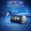 ResMed AirSense 10 AutoSet Otomatik CPAP Cihazı (Nemlendirici ve RNX Maske Dahil Tam Set)