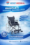 G132 Fonksiyonel Tekerlekli Sandalye