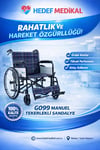 G099 MANUEL TEKERLEKLİ SANDALYE