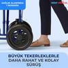 G501 Alüminyum Refakatçi ve Transfer Sandalyesi