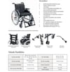 Ottobock Lüx Tekerlekli Sandalye 50cm