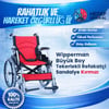 Wipperman W203 Refakatçı Tekerlekli Sandalye  Kırmızı