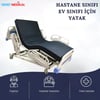 4 Motorlu Asansörlü Trendelenburg Koltuk Pozisyonlu Full ABS - Asansörlü Elektrikli Kumandalı Hasta Karyolası