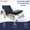 2 Motorlu Full ABS Amortisörlü Elektrikli Kumandalı Hasta Karyolası – Ev Tipi