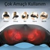 Isıtmalı 8 Modlu Shiatsu Boyun ve Omuz Masaj Aleti – Kızılötesi Isı Terapili Type-C Şarjlı Taşınabilir