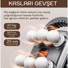 6 Başlı 9 Kademeli 9 Modlu 9600 Adet/Dk Yüksek Frekanslı Titreşimli Derin Doku Masaj Tabancası