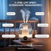 Çift Spreyli Ultrasonik Sessiz 3L Gece Lambalı Hava Nemlendirici