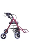 Witra W503 Ayak Pedallı Rolatör Aluminyum Rolatör 4 Tekerli Yürüteç