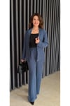 Blazer ceket pantolon takım