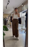 Kadın Beli Lastikli Rahat Yazlık Bol Pantolon