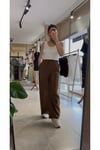 Kadın Beli Lastikli Rahat Yazlık Bol Pantolon