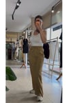 Kadın Beli Lastikli Rahat Yazlık Bol Pantolon