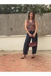 Kadın Özgün Desenli Modern Kesim Şık Yelek