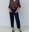Lacivert Mom-Jean