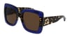 Gucci GG0083S 003 55-24 Kadın Güneş Gözlüğü