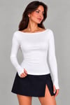 PRENSES YAKA PARMAK GEÇMELİ BODY