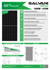 SetSolar Galvani Series 600W-615W