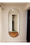 İki Tarafı Oval Konsol Ve Boy Aynası 160x60 Cm