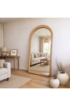 Menes naturel ayaklı ağaç boy aynası 180x80