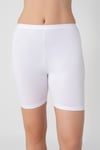 Kadın Beyaz Modal Şort Tayt Rahat Esnek Spor Şort Tayt - 1004