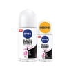 Nivea Black and White Clear Roll-On 50 ml + Roll-On 25 ml