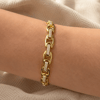 Alessa Işıltılı Gold Bileklik