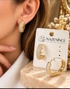 Glamour Pave Halka Küpe