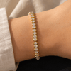 Lumi Taşlı Gold Bileklik