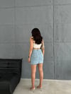 Denim Mini Etek