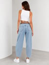 Yüksek Bel Ballon Fit Jeans