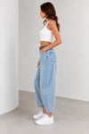 Yüksek Bel Ballon Fit Jeans
