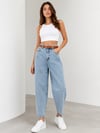 Yüksek Bel Ballon Fit Jeans