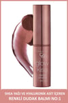 Glow Kiss Tinted Lip Balm SPF15 Shea & Hyaluronik Asitli Renkli Dudak Balmı -01 Vanılla 3 g